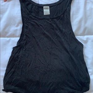 Victoria secret Pink black muscle tee